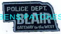 NEBRASKA,BLAIR POLICE 5 STATE SHAPED_wm